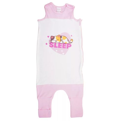 Ujjatlan tipegő hálózsák Cicás mintával 1 TOG (68-80) 