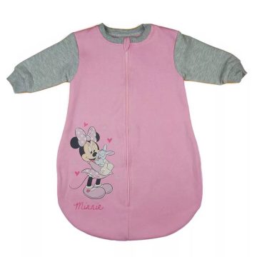   Disney Minnie nyuszis, hosszú ujjú belül bolyhos hálózsák 2,5 TOG (86) - rózsaszín/sz.
