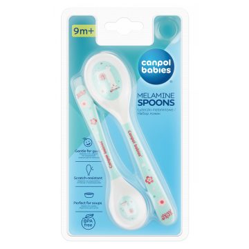   Canpol melamin kanál Exotic Animals 2 db 9hó+ türkiz láma 