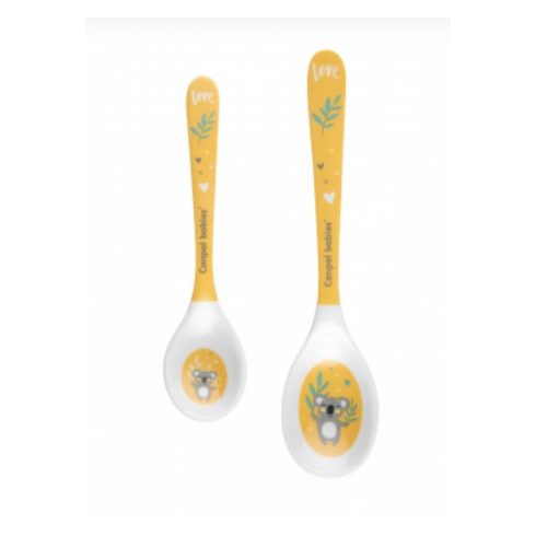 Canpol melamin kanál Exotic Animals 2 db 9hó+ sárga koala