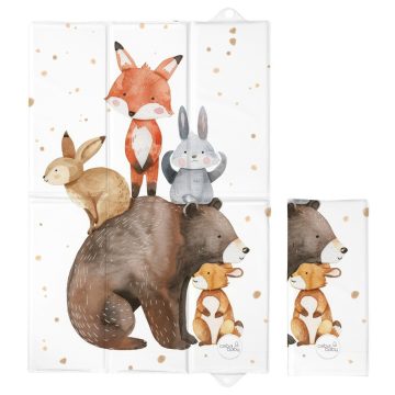 Pelenkázó alátét utazáshoz - Basic Forest Friends