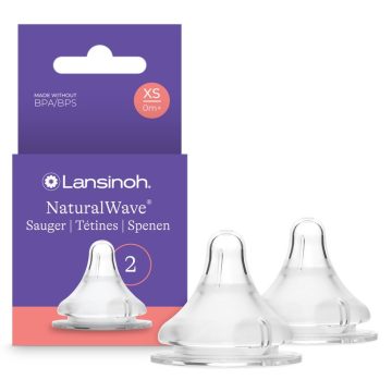 Lansinoh extra lassú folyású etetőcumi 2db