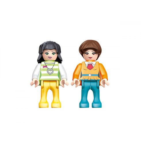 COGO 4566 építőjáték lányoknak 430 db építőkocka - Körhinta – forgatható