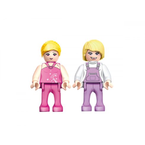 COGO 4566 építőjáték lányoknak 430 db építőkocka - Körhinta – forgatható