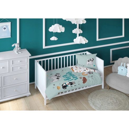 Pamut ágynemű huzat 90*120 cm - Dream Big!