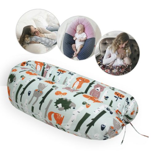 Scamp univerzális szoptatós párna - Forest Animals Green