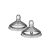 Tommee Tippee Natural Start Lassú átfolyású etetőcumi 0 hó+ (2 db)