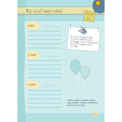 Napló a babám első évéről (lányos)