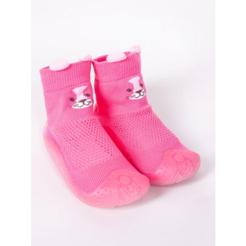 YO! zoknicipő 23-as - pink cica