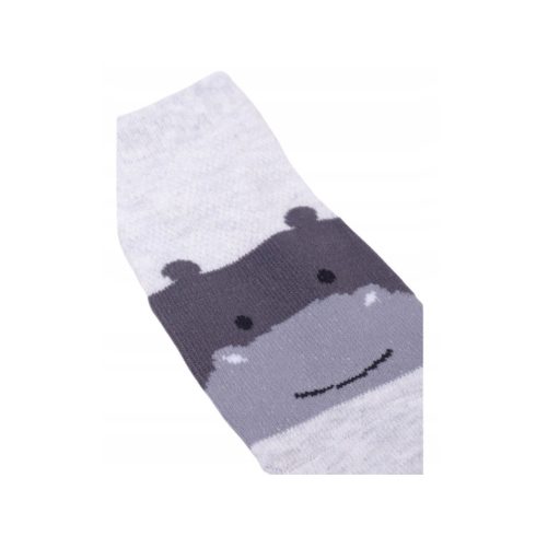 Yo!club pamut bokazokni (20-22) - szürke víziló