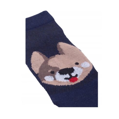 Yo!club pamut bokazokni (27-30) - sötétkék kutyus