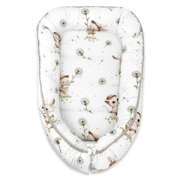 Baby Shop babafészek 55x75 cm - Nyuszi és cica 