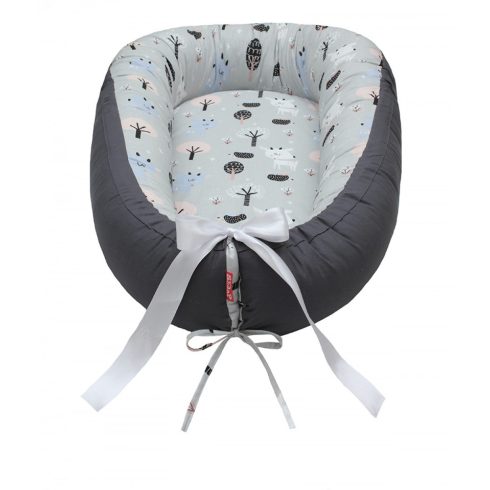 Scamp babafészek kókuszbetétes - Graphite Forest