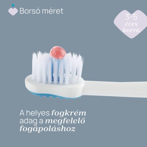 Chicco Fogkefe 3-6 év tejfogakhoz, tapadókorongos - Rózsaszín