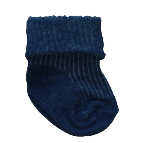 Yo! Baby pamut zokni - s.kék 0-3 hó