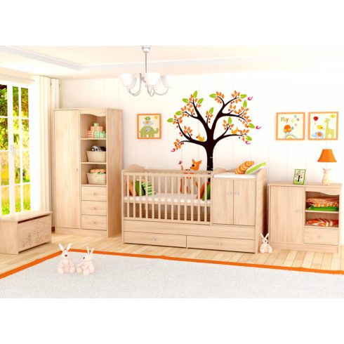 Timba Niki 90-es Pelenkázószekrény -
Borostyán