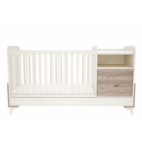 Timba Kloé 2 fiókos kombinált gyermekágy - krém-fűz