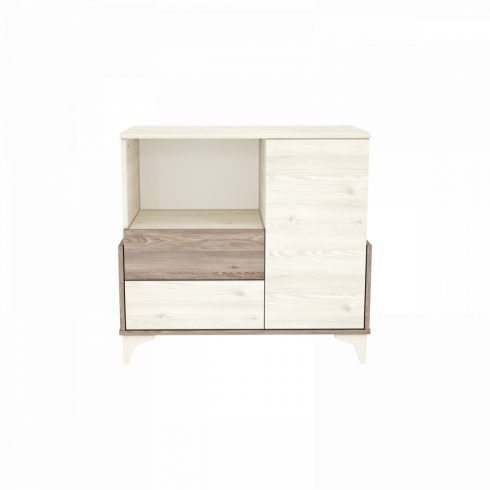 Timba Klóe 95-ös Pelenkázószekrény eltolható feltétel Krém-Fűz
