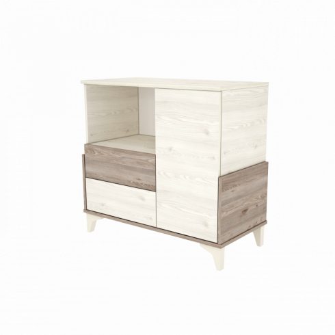 Timba Klóe 95-ös Pelenkázószekrény eltolható feltétel Krém-Fűz
