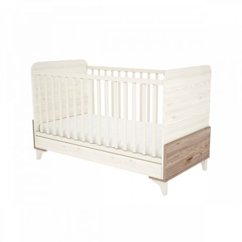 Timba Klóe 70x140-es átalakítható gyermekágy - krém-fűz