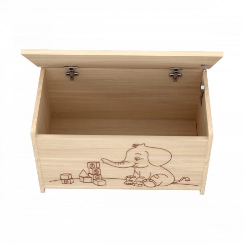 Timba Niki Elefántos játéktároló láda - Borostyán