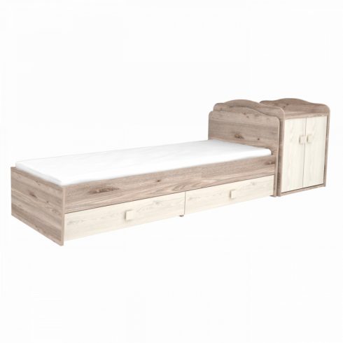 Timba Viki Maxi Kombi 2 ajtós gyermekágy - krém-fűz