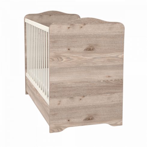 Timba Viki zárt végű 60x120 ágyneműtartós gyermekágy - 
krém-fűz