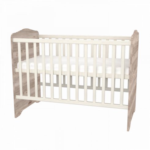 Timba Viki zárt végű 60x120 ágyneműtartós gyermekágy - 
krém-fűz