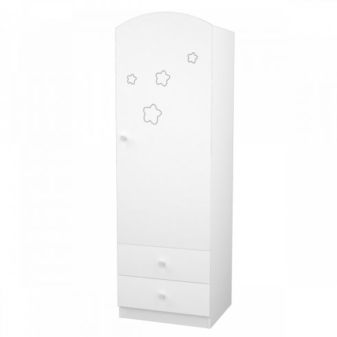 Timba Félix Csillagos állószekrény jobb elem
Fehér