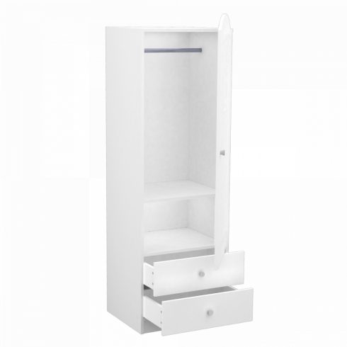 Timba Félix Csillagos állószekrény jobb elem
Fehér