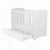 Timba Félix 60x120-as zárt végű ágyneműtartós gyermekágy - fehér