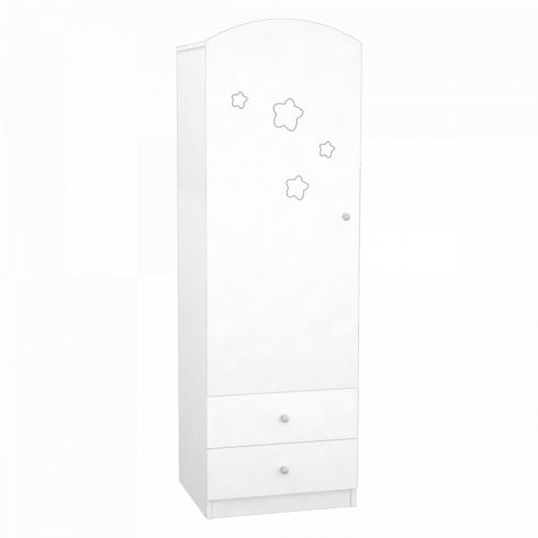 Timba Félix Csillagos állószekrény bal elem
Fehér