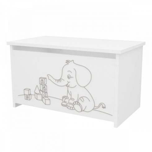 Timba Elefántos játéktároló láda
Fehér