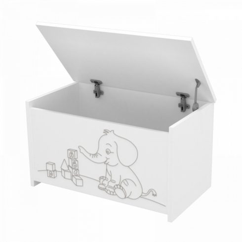 Timba Elefántos játéktároló láda
Fehér