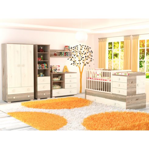 Timba Viki Egyajtós állószekrény
Krém-Fűz