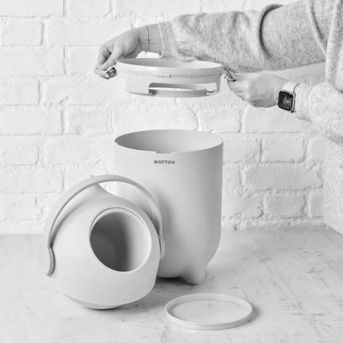 Nattou pelenka tároló Dropy fehér 