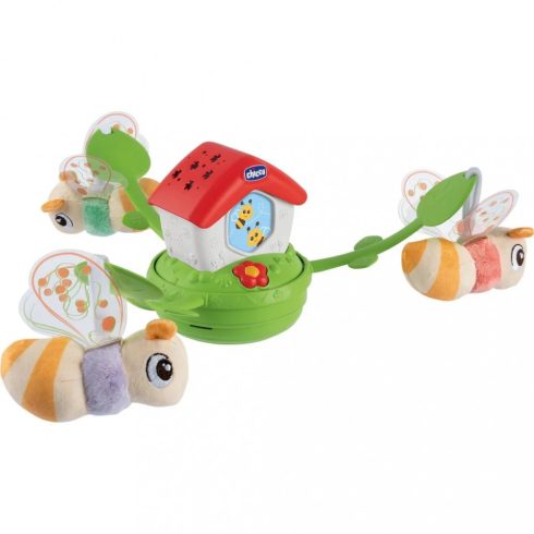 Chicco Bee Hive Cot Mobile zenélő forgó 3in1
kiságyjáték, projektor, éjjeli lámpa 0h + 