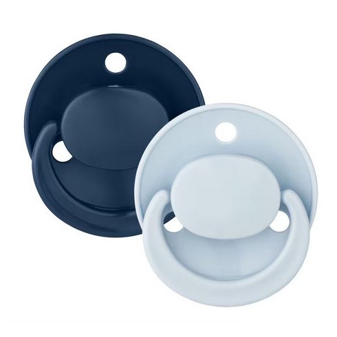 Baby-Nova cseresznye alakú szilikon cumi 2 db s,kék/kék 0-24 hó 
