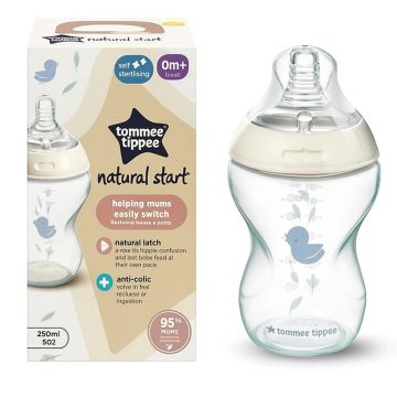   Tommee Tippee natural start 260 ml cumisüveg 0ho+ Kismadár 