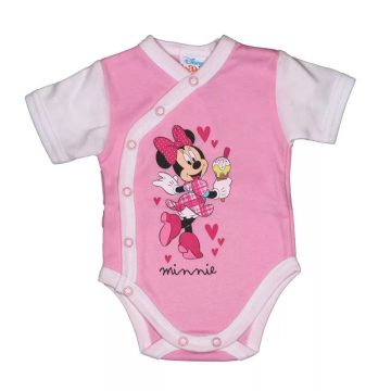 Disney Minnie rövid ujjú elöl patentos baba body (44) 
