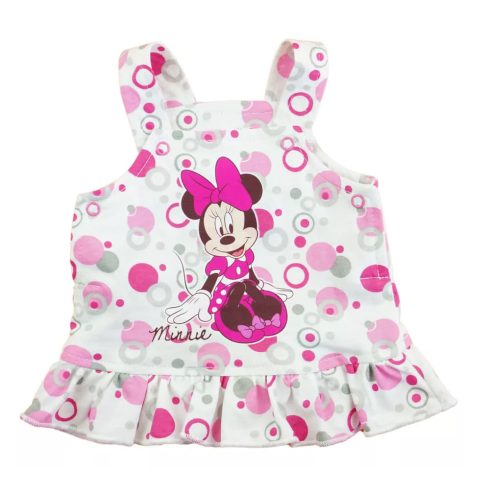 2 részes baba nyári szettt kantáros szoknyával, Minnie egér (56)