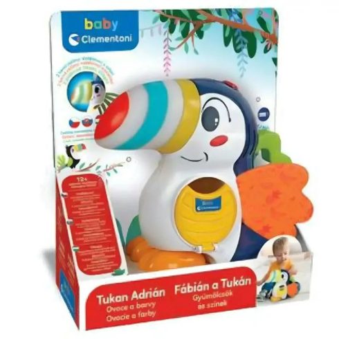 Clementoni Fábián a Tukán Gyümölcsök és színek készségfejlesztő játék