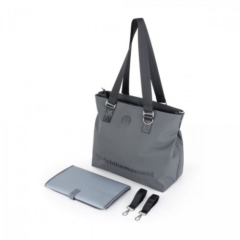 P&M ZOE pelenkázó táska - szürke 