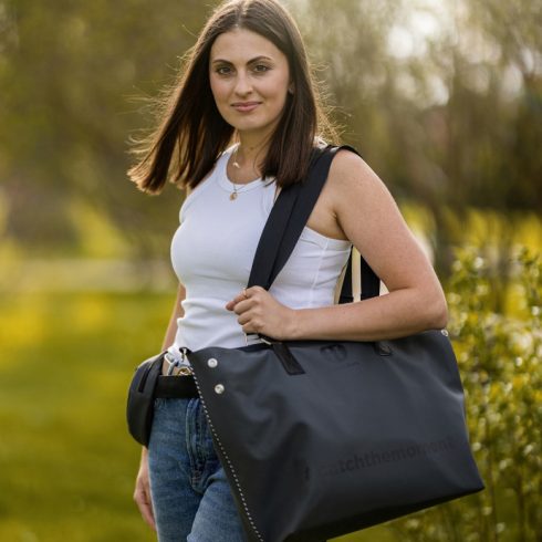 P&M ZOE pelenkázó táska - szürke 