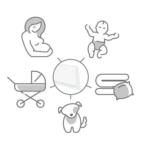 BabyOno pelenkázó alátét 40*90 cm - 10 db (+ 2 db gratis)