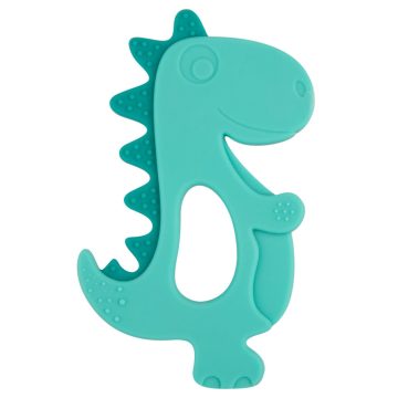 Canpol szilikon rágóka -  zöld dinó