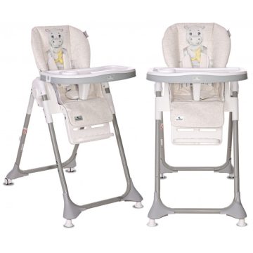   Lorelli Felicita multifunkciós etetőszék - Noble Grey Hippo 
