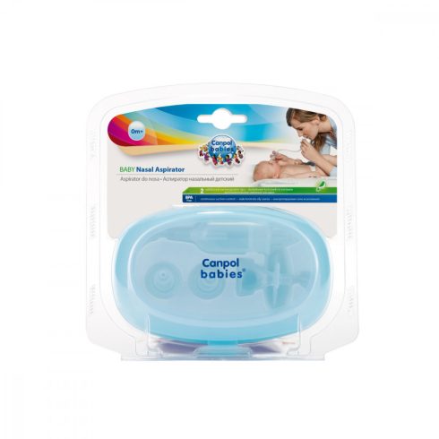 Canpol babies manuális szilikon orrszívó puha fejjel 0+hó