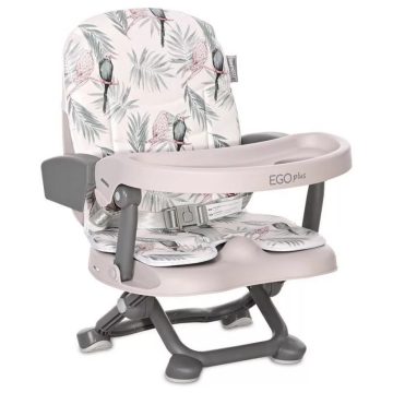  Lorelli Ego Plus székre szerelhető székmagasító - Grey Parrots PU Leather