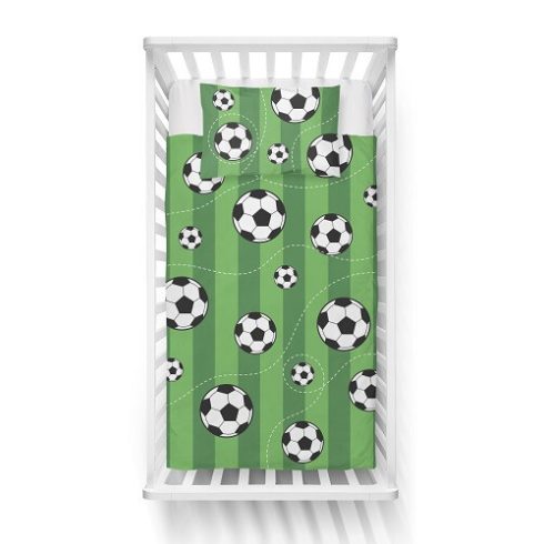 Pamut ágynemű huzat 90*120 cm - Focilabda 